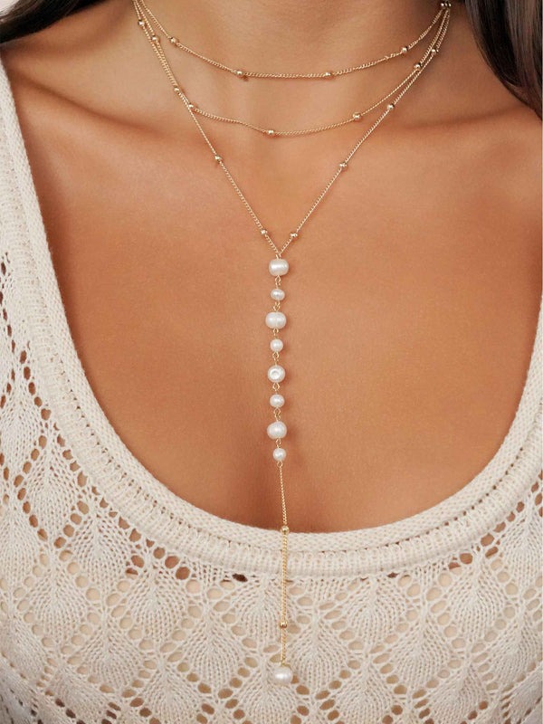 Coastal Pearl Lariat Second