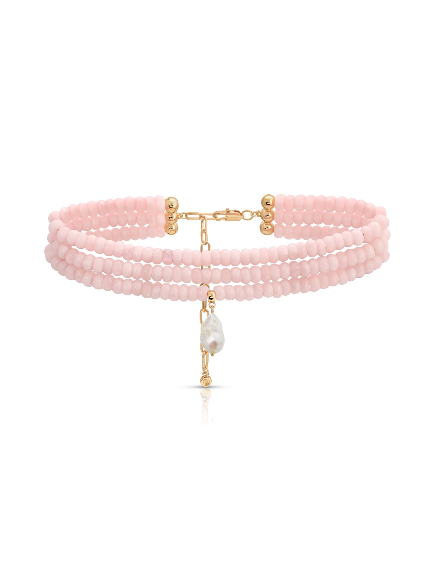 Marina Layers Rose Quartz Necklace
