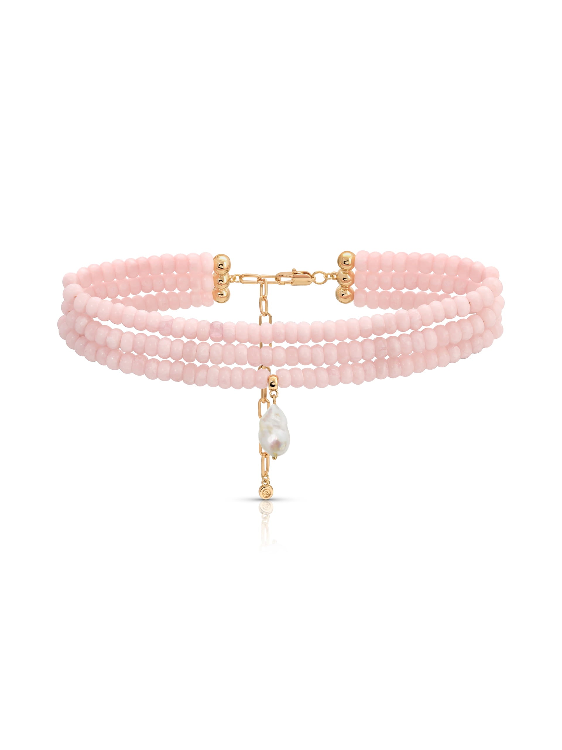 Marina Layers Rose Quartz Necklace
