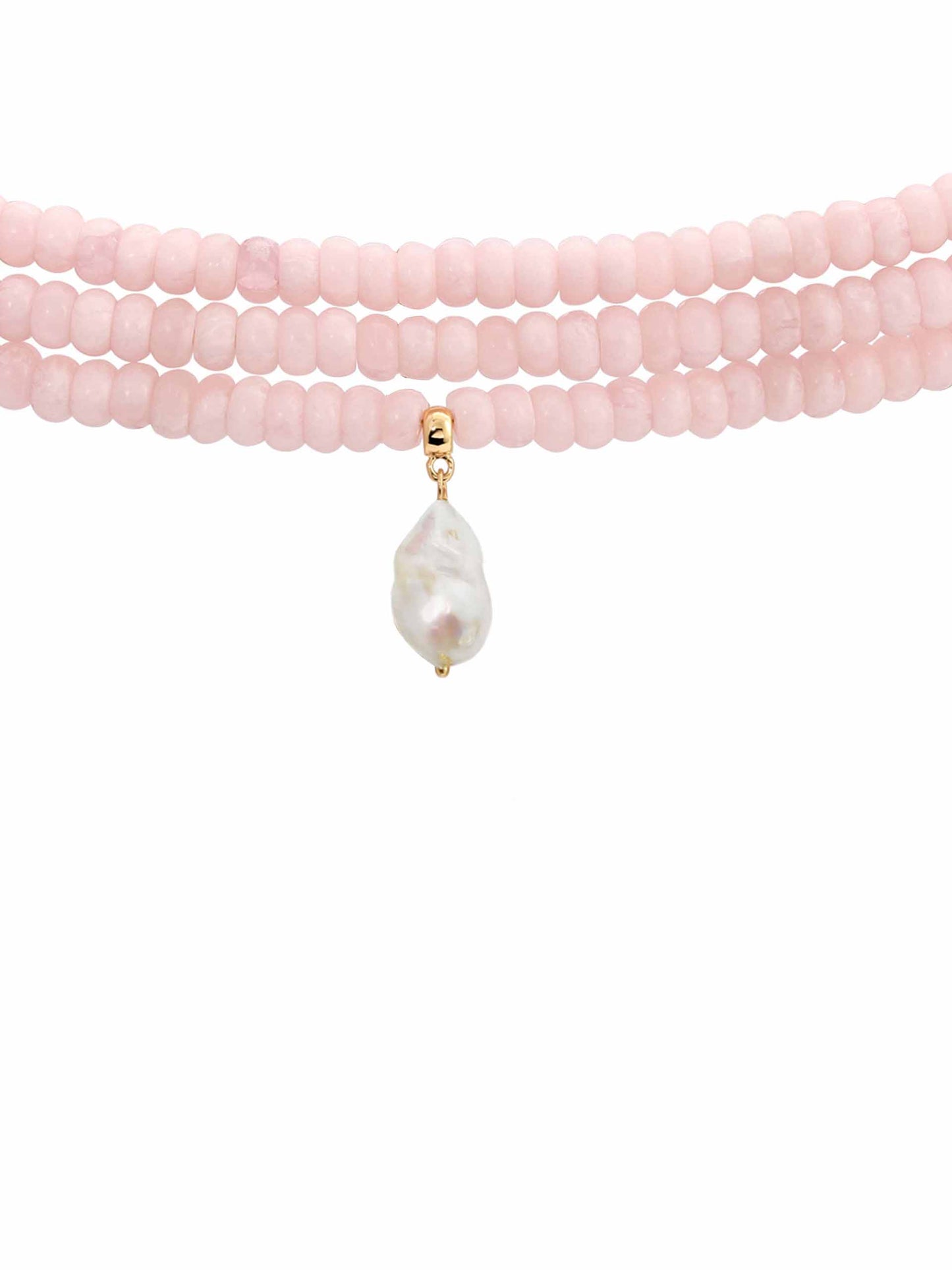 Marina Layers Rose Quartz Necklace