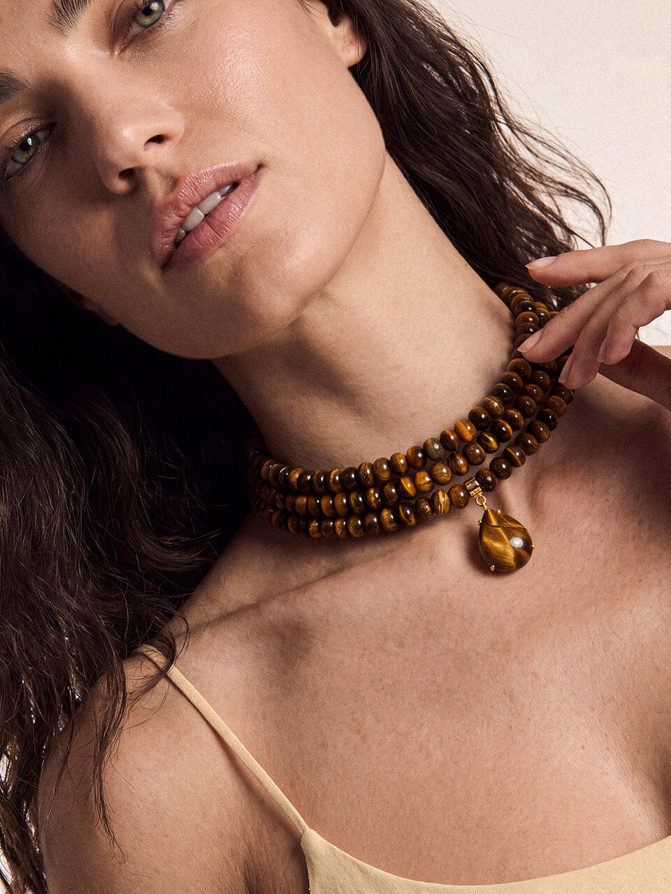 Marina Layers Tiger's Eye Necklace