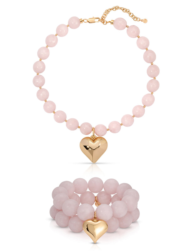 Luck and Love Set in Rose