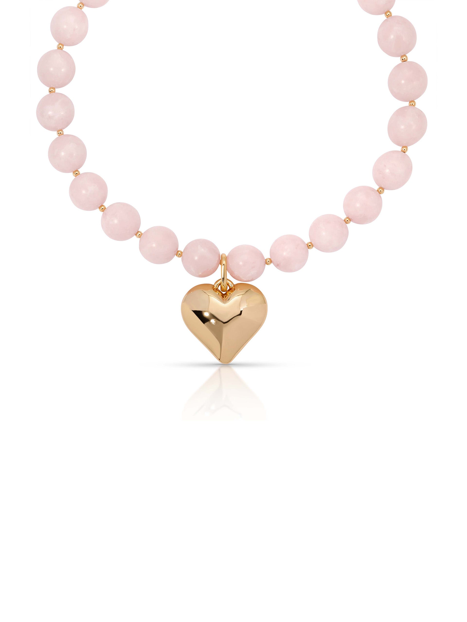 Luck and Love Rose Quartz Necklace