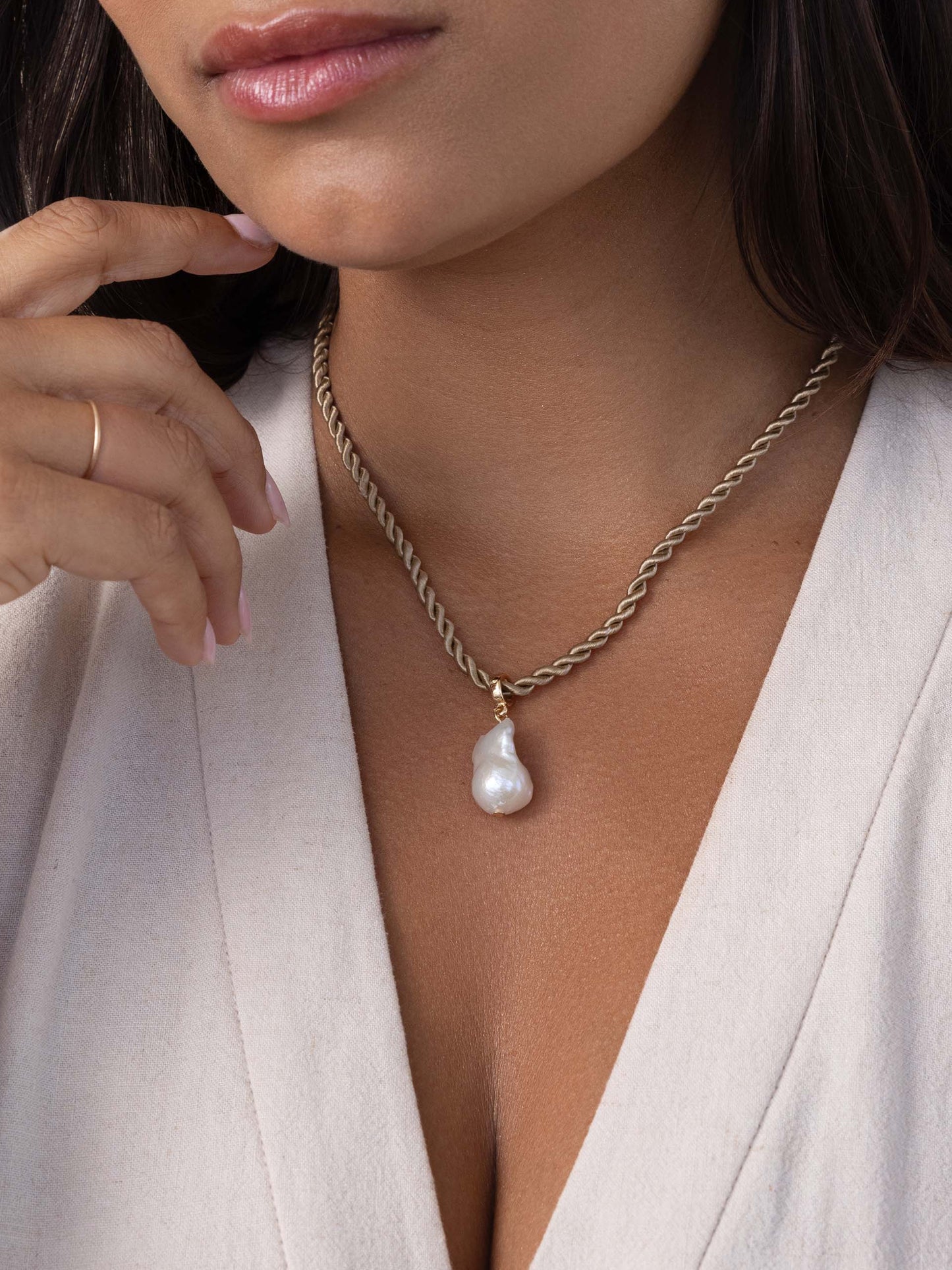 Freshwater Token Necklace