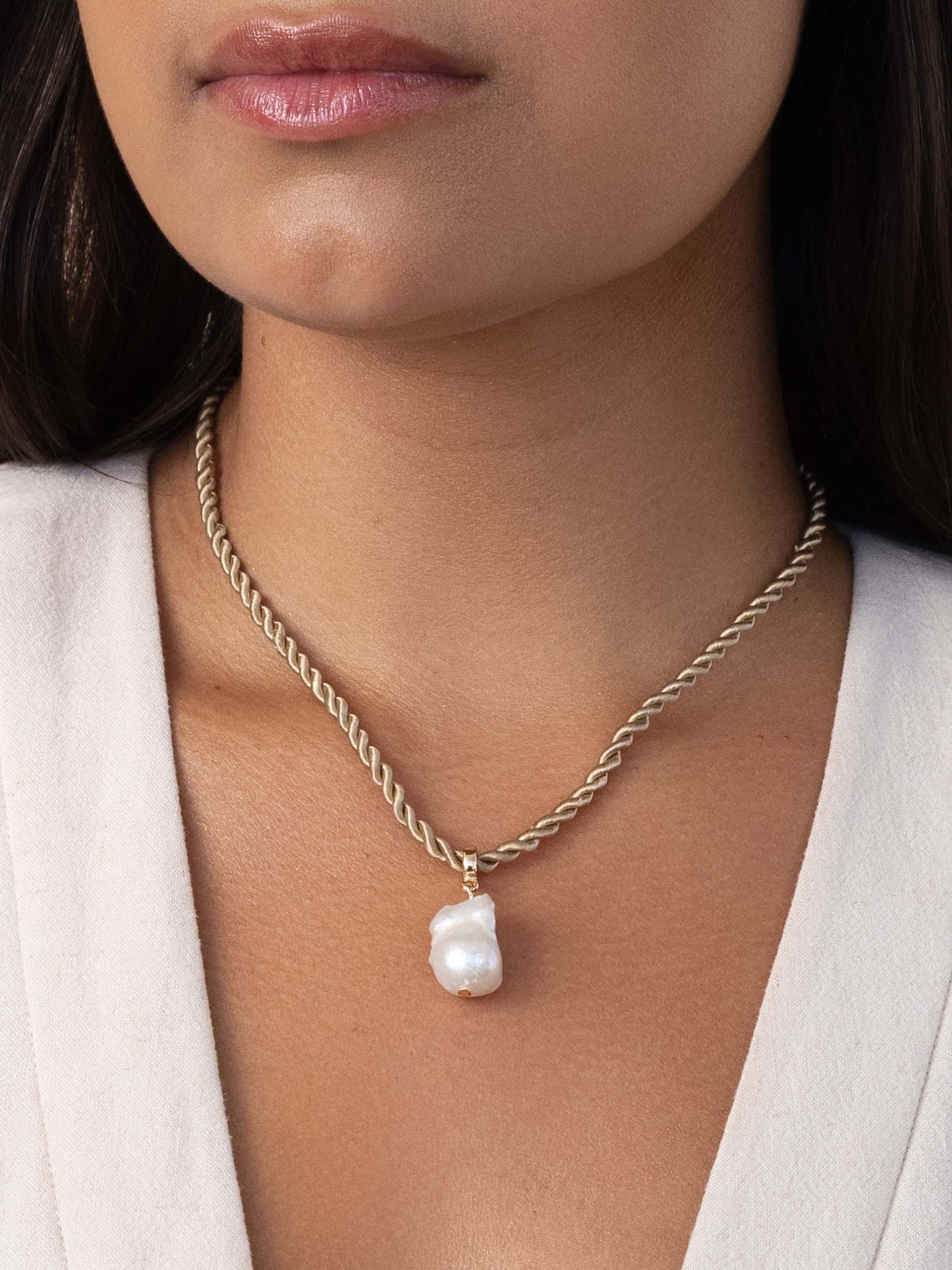 Freshwater Token Necklace