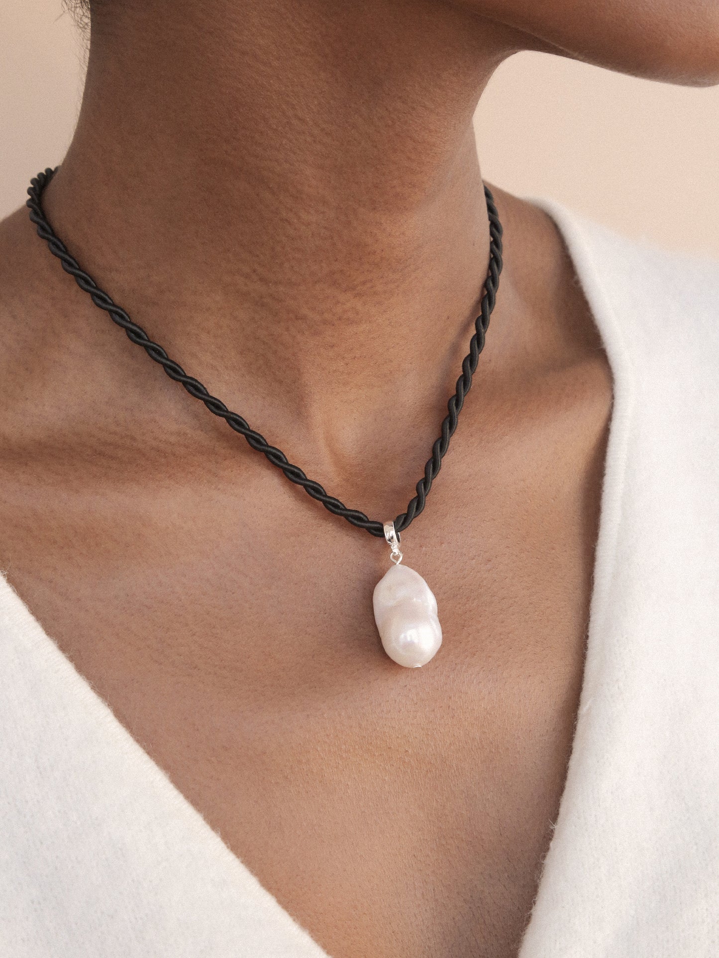 Freshwater Token Necklace