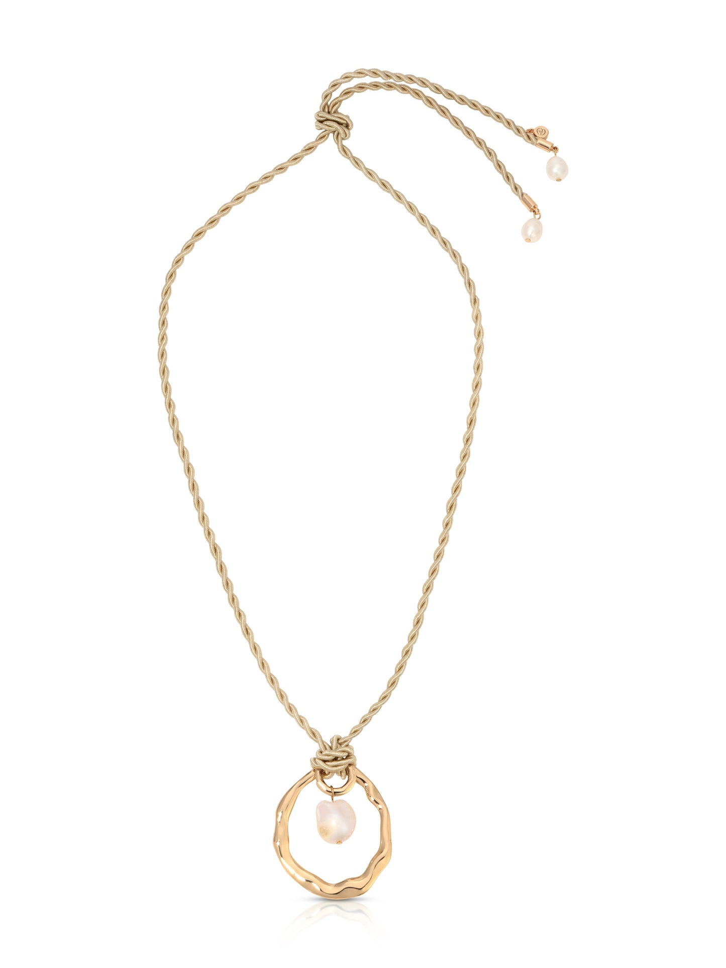 Nautical Pearl Necklace full view