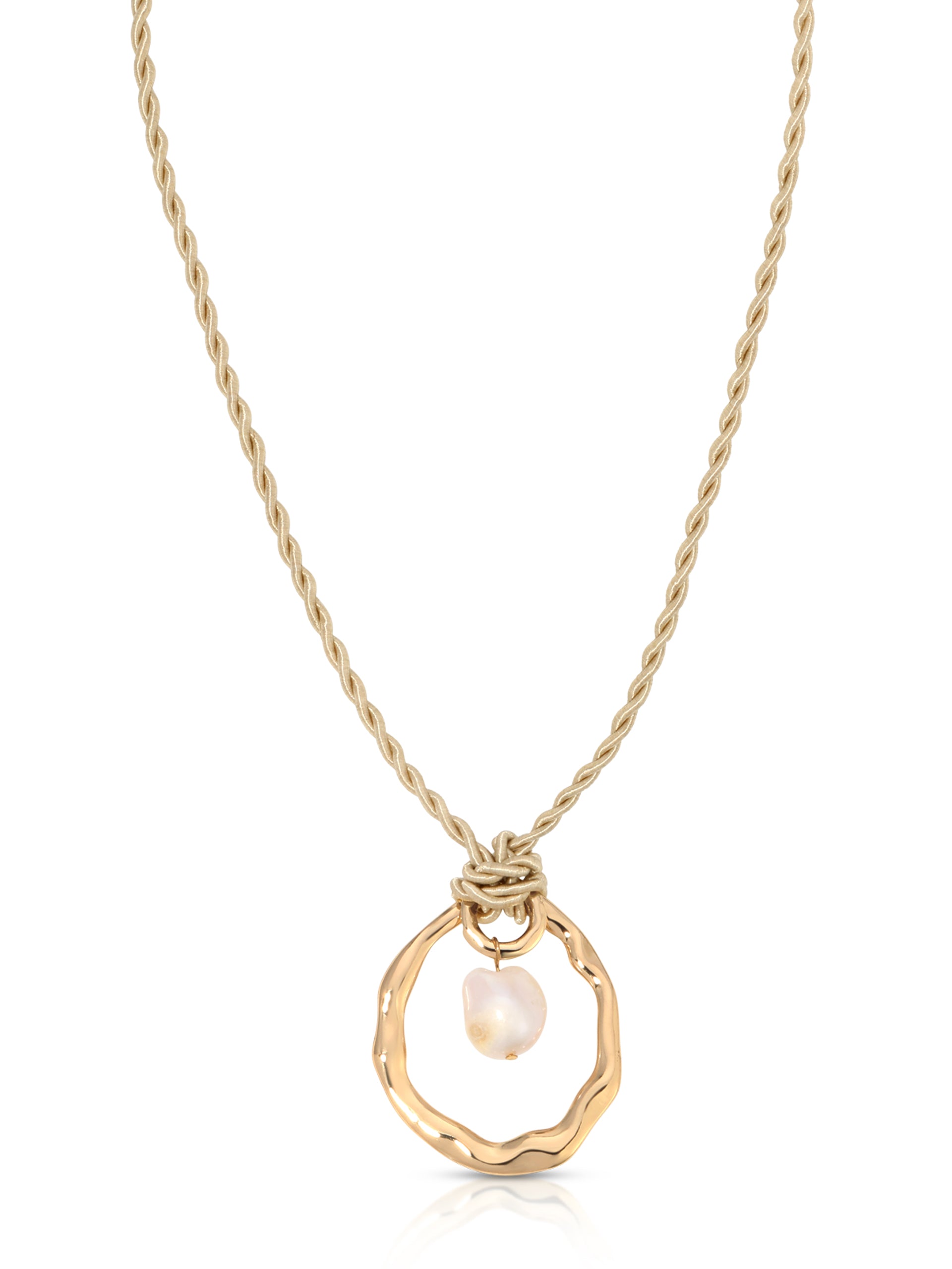 Nautical Pearl Necklace