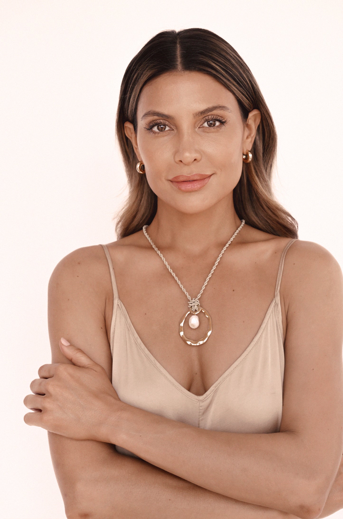 Nautical Pearl Necklace