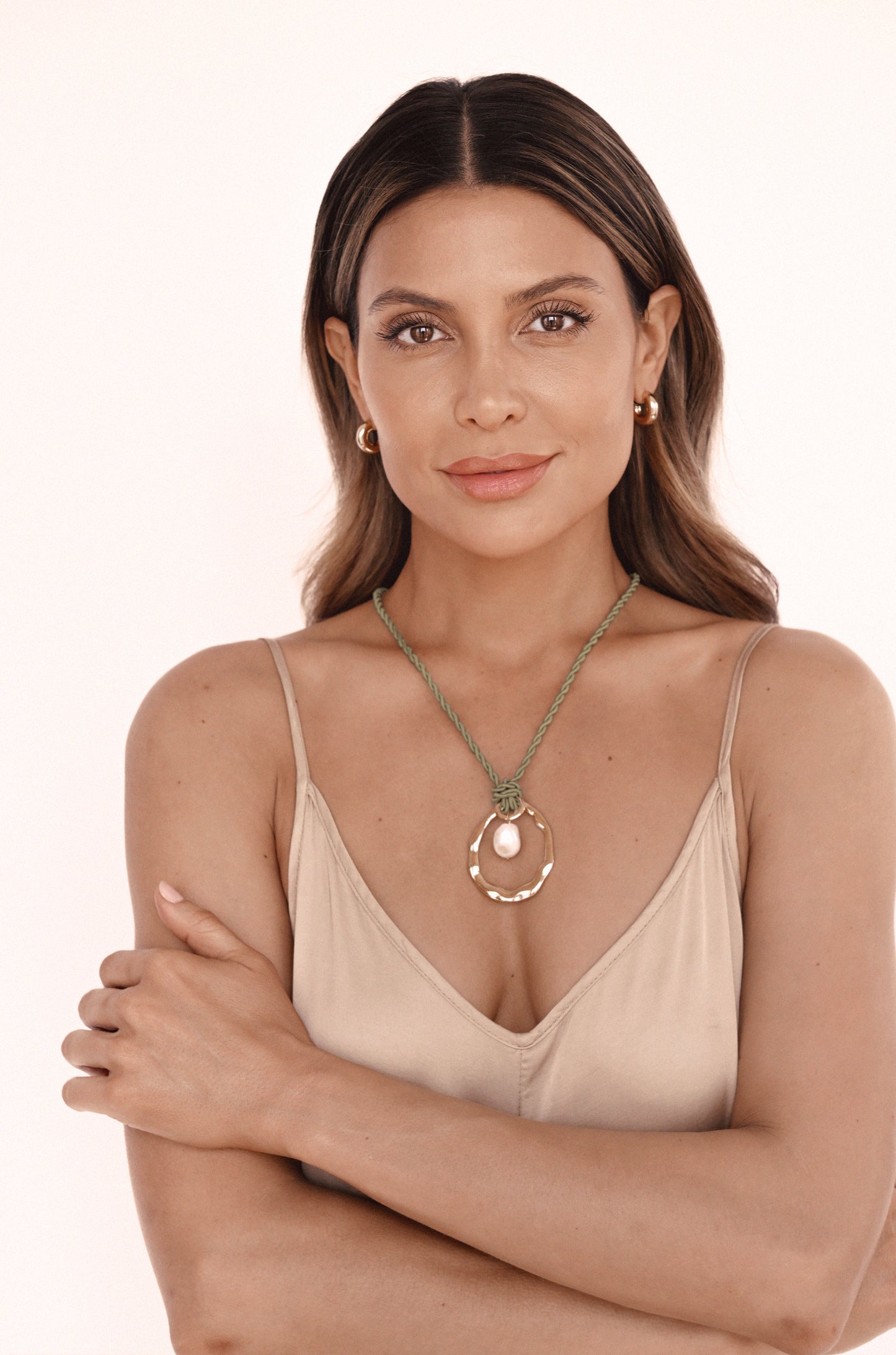 Nautical Pearl Necklace