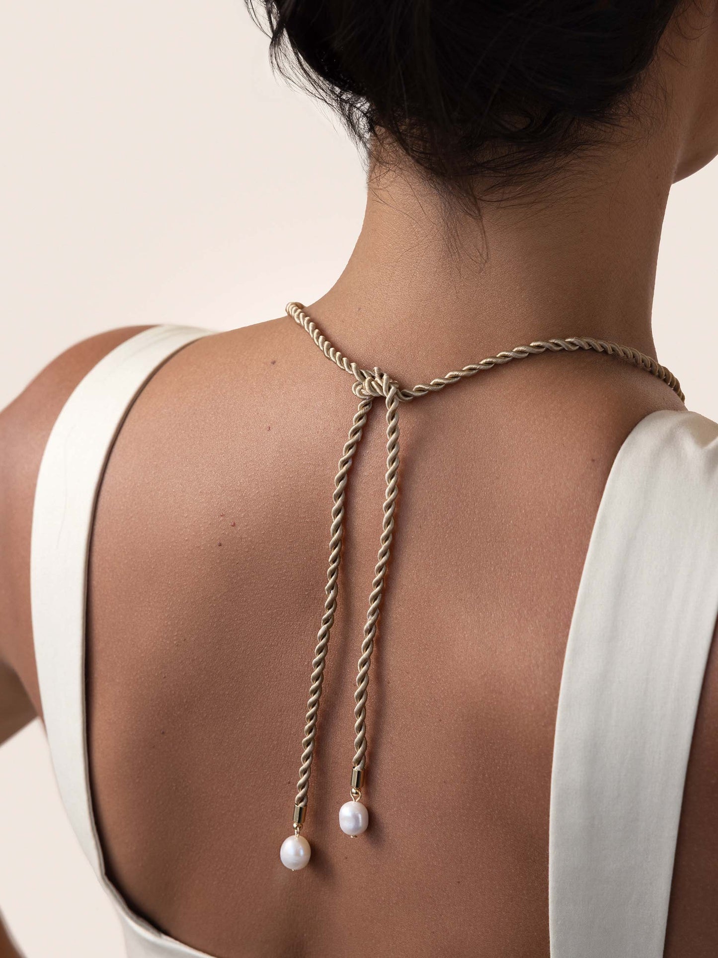 Nautical Pearl Necklace