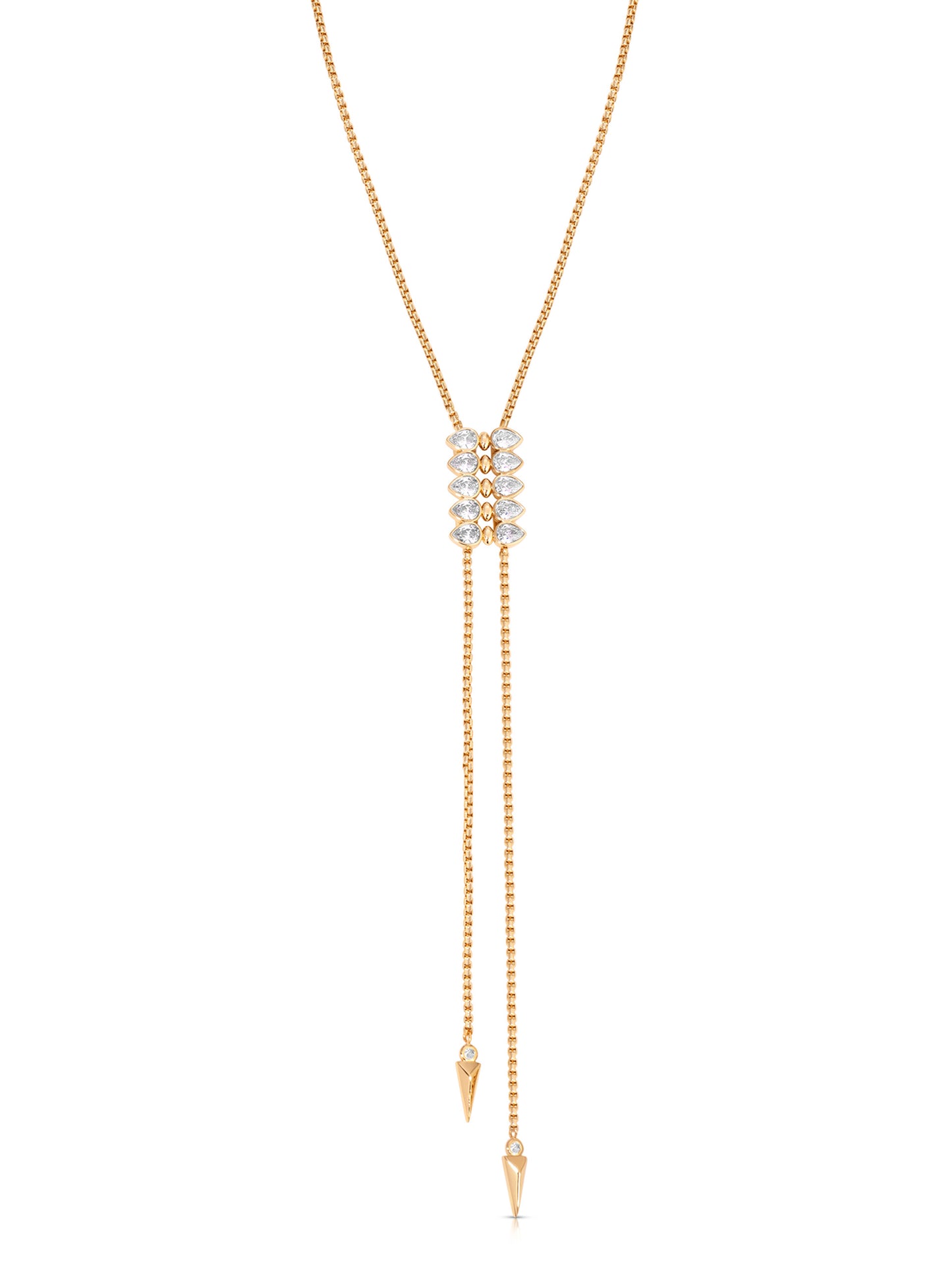 Crystalized Bolo Necklace