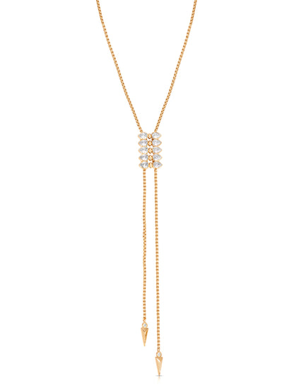 Crystalized Bolo Necklace