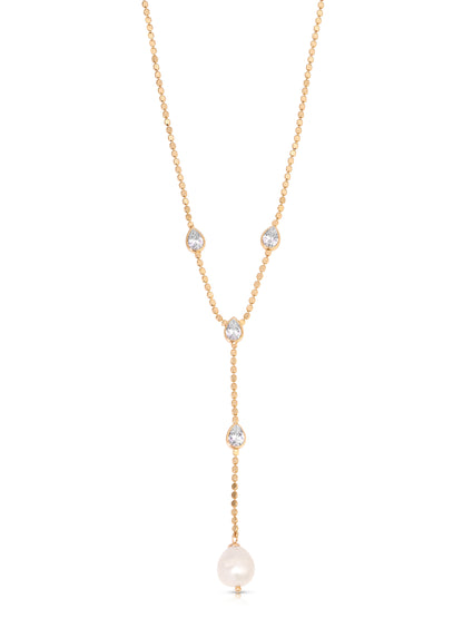 Dripping Crystal Lariat