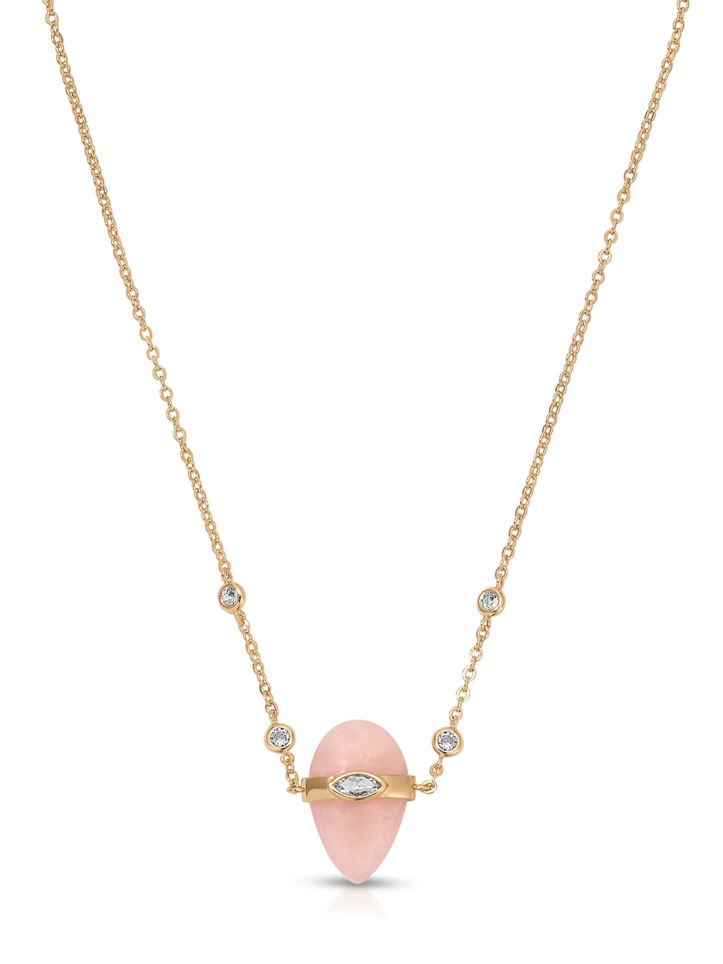 Rose Quartz Solstice Necklace