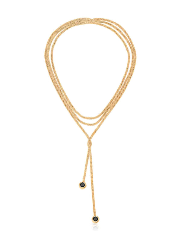 Forever Tied Lariat Necklace