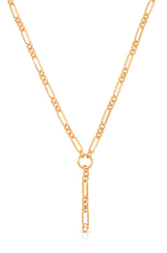 Mixed Link Chain Lariat