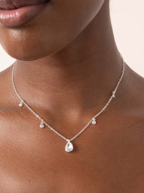 Dripping in Crystals Drop Necklace Second
