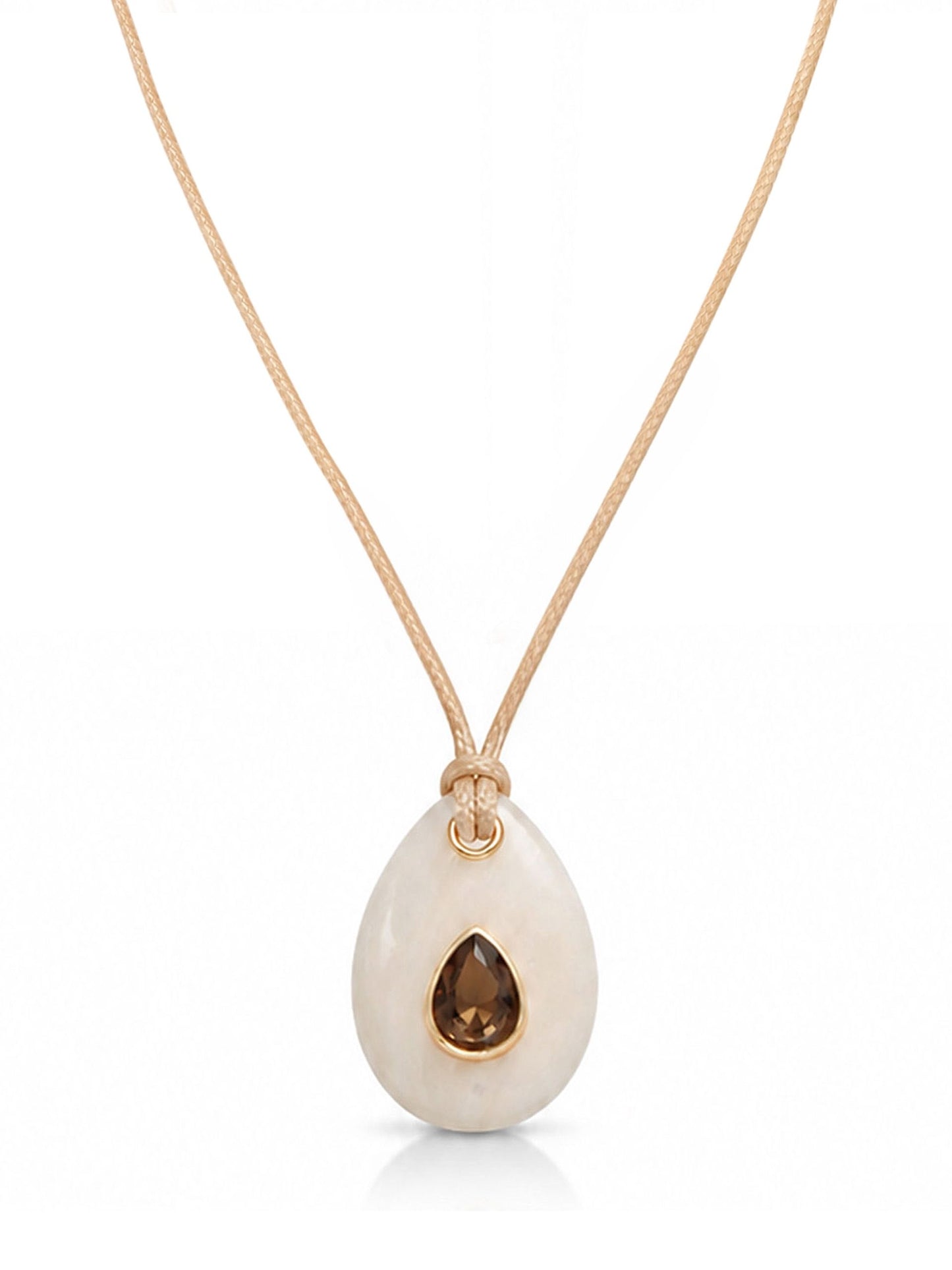 Teardrop Cord Necklace