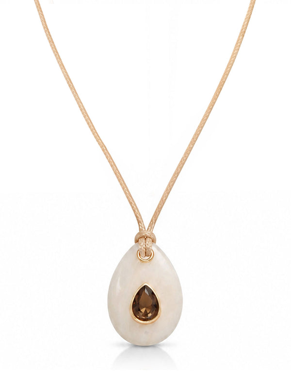 Teardrop Cord Necklace