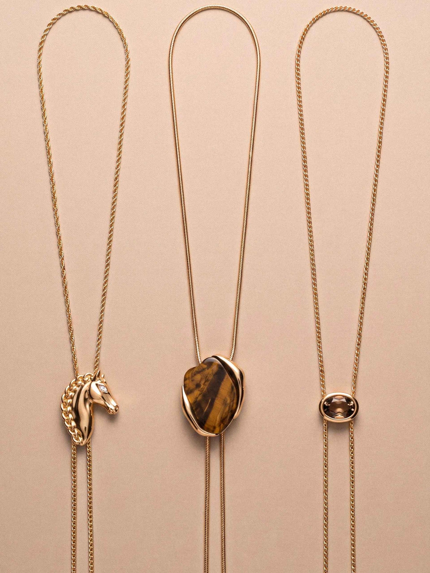 Smokey Quartz Bolo Set