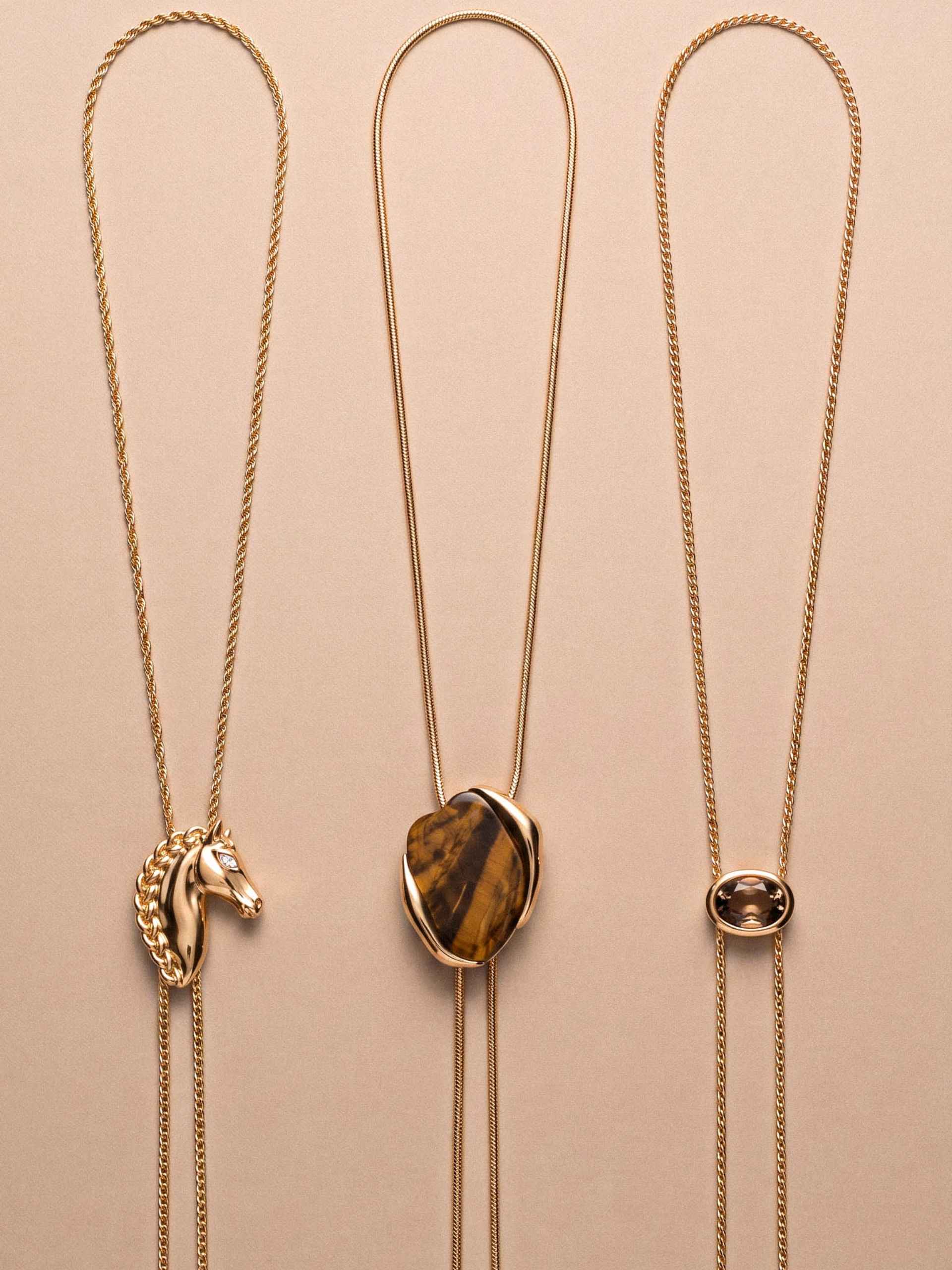 Smokey Quartz Bolo Set