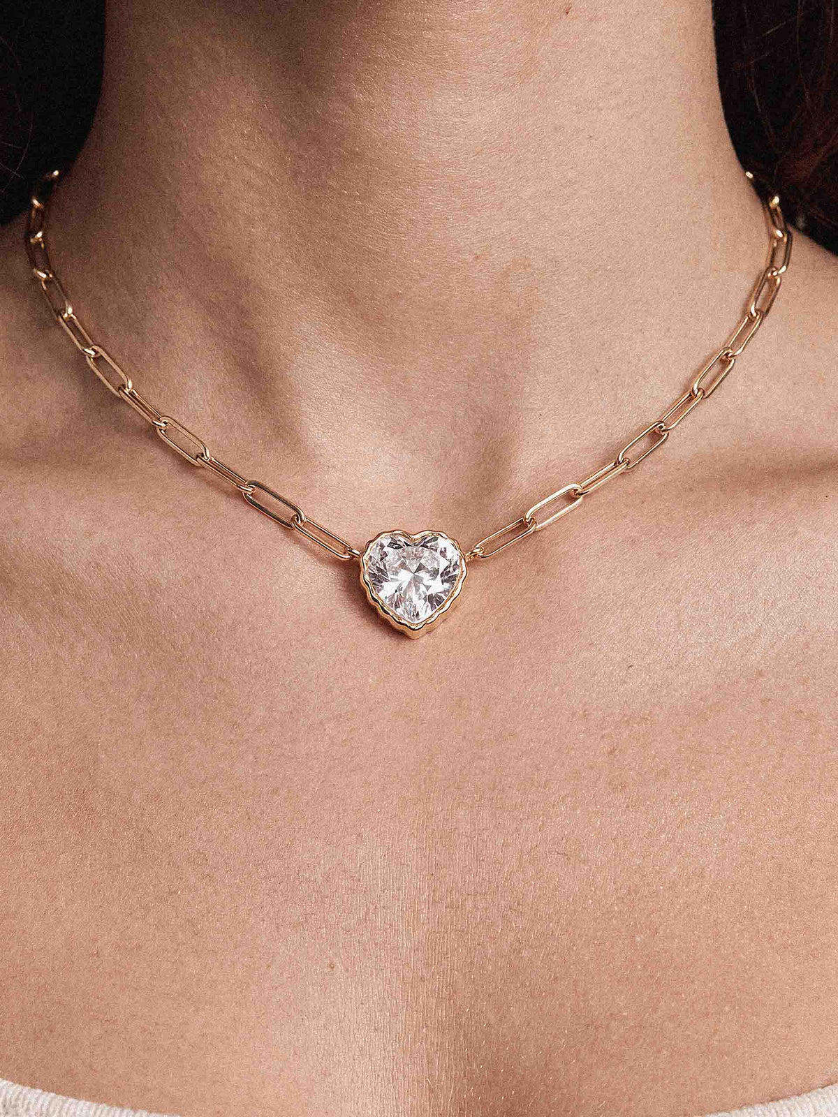 Clear Crystal with 18k Gold Plating model 1