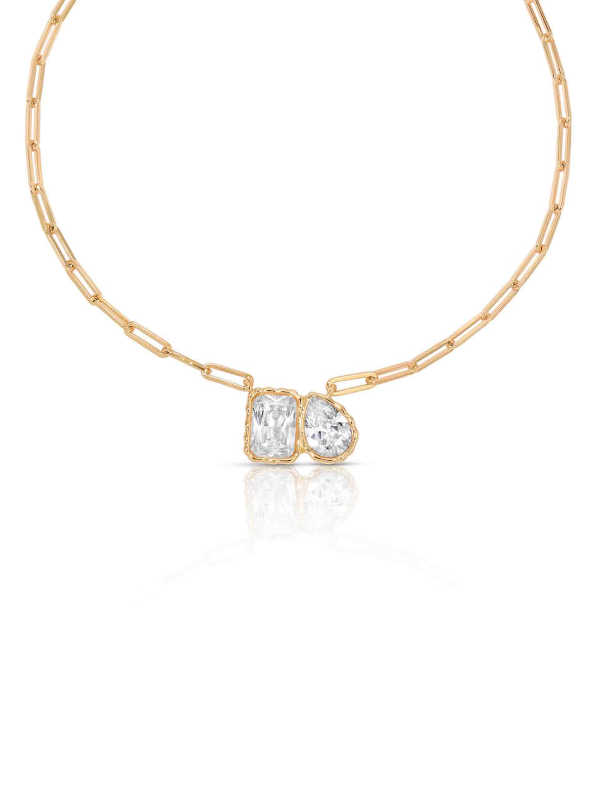 Clear Crystal with 18k Gold Plating 2