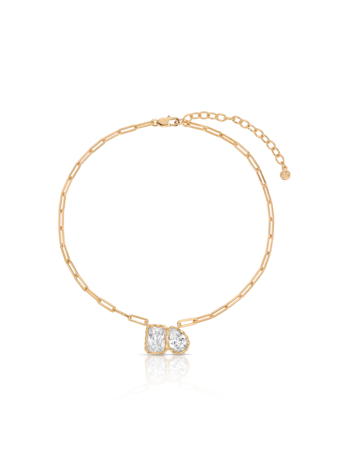 Clear Crystal with 18k Gold Plating