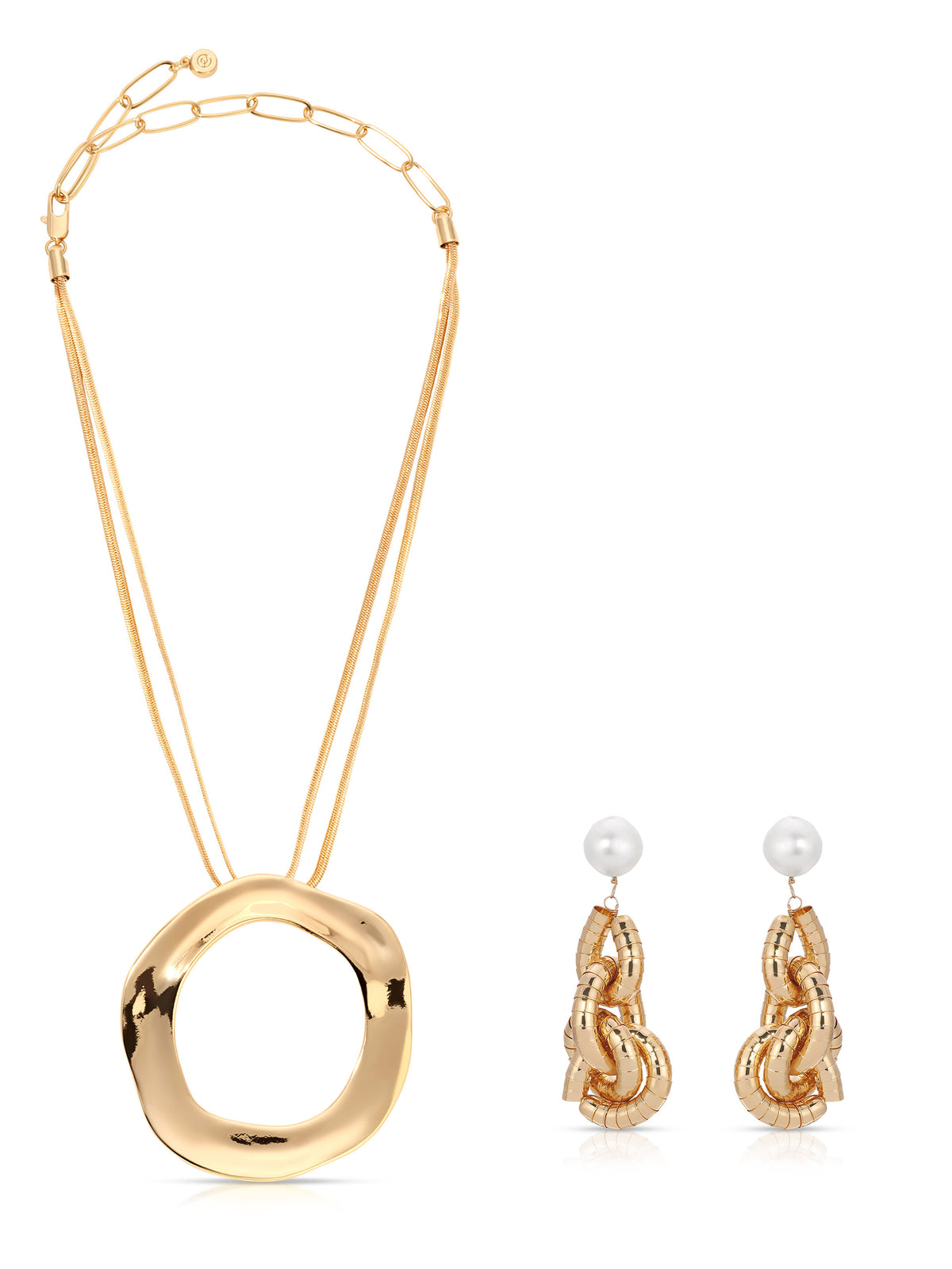 Open Circle Liquid Metal Set