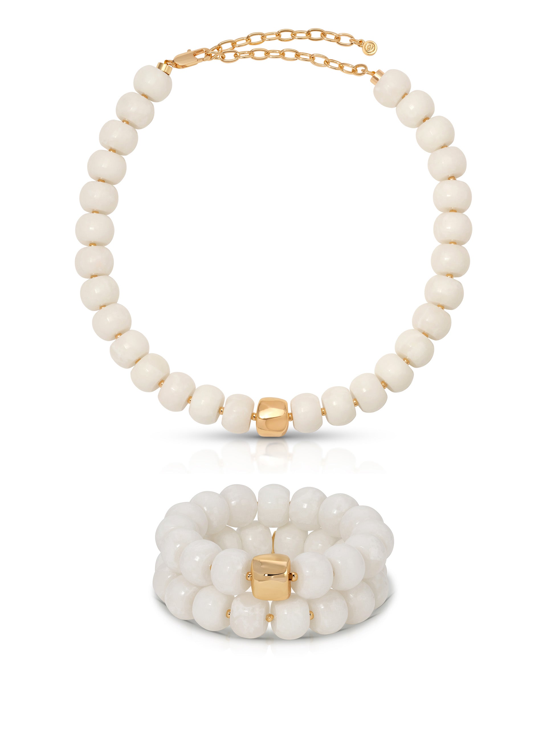 Power Bead Set in Bone