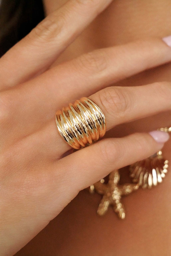 Stacked Band Ring Second