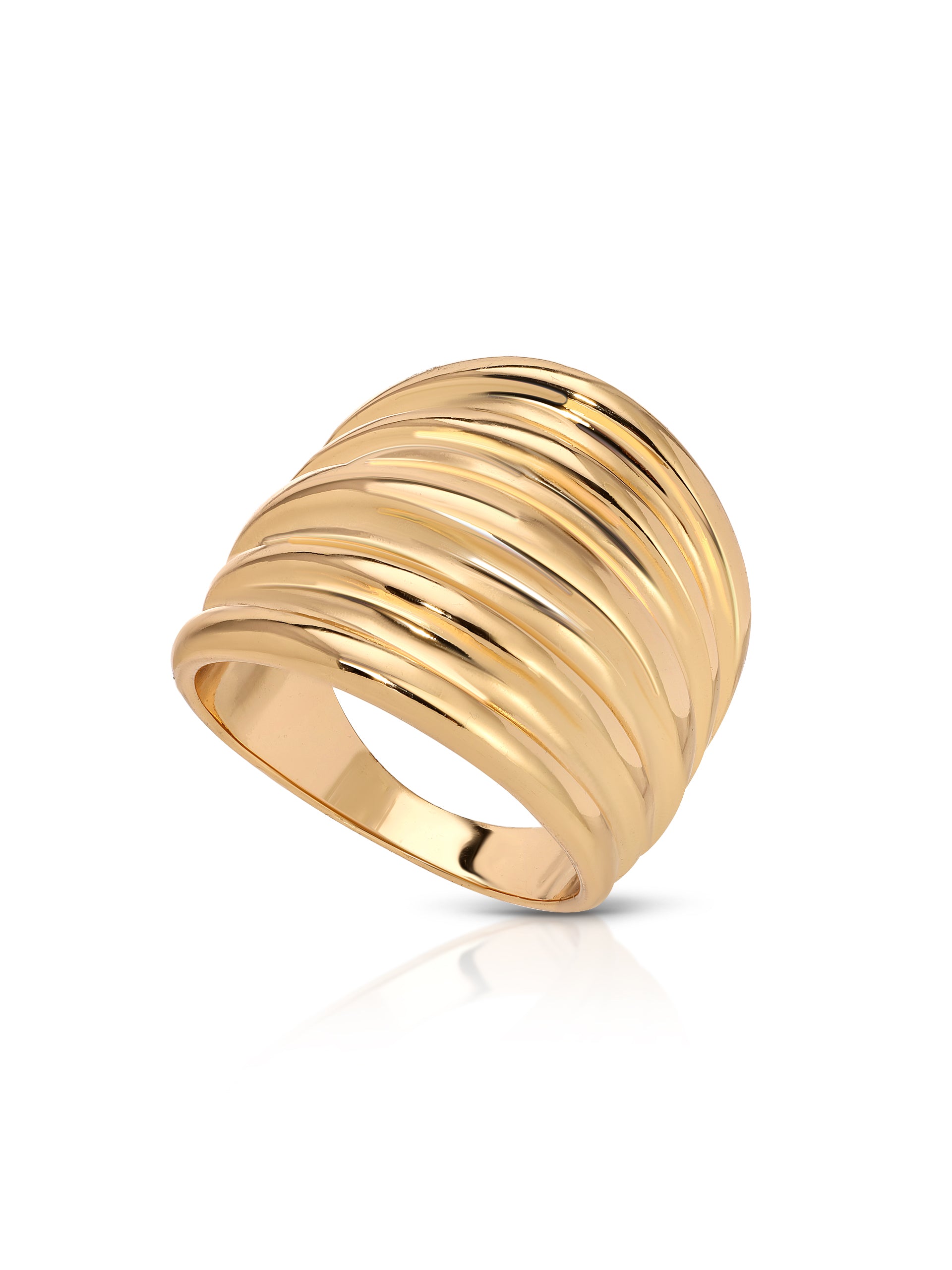 Stacked Band Ring side