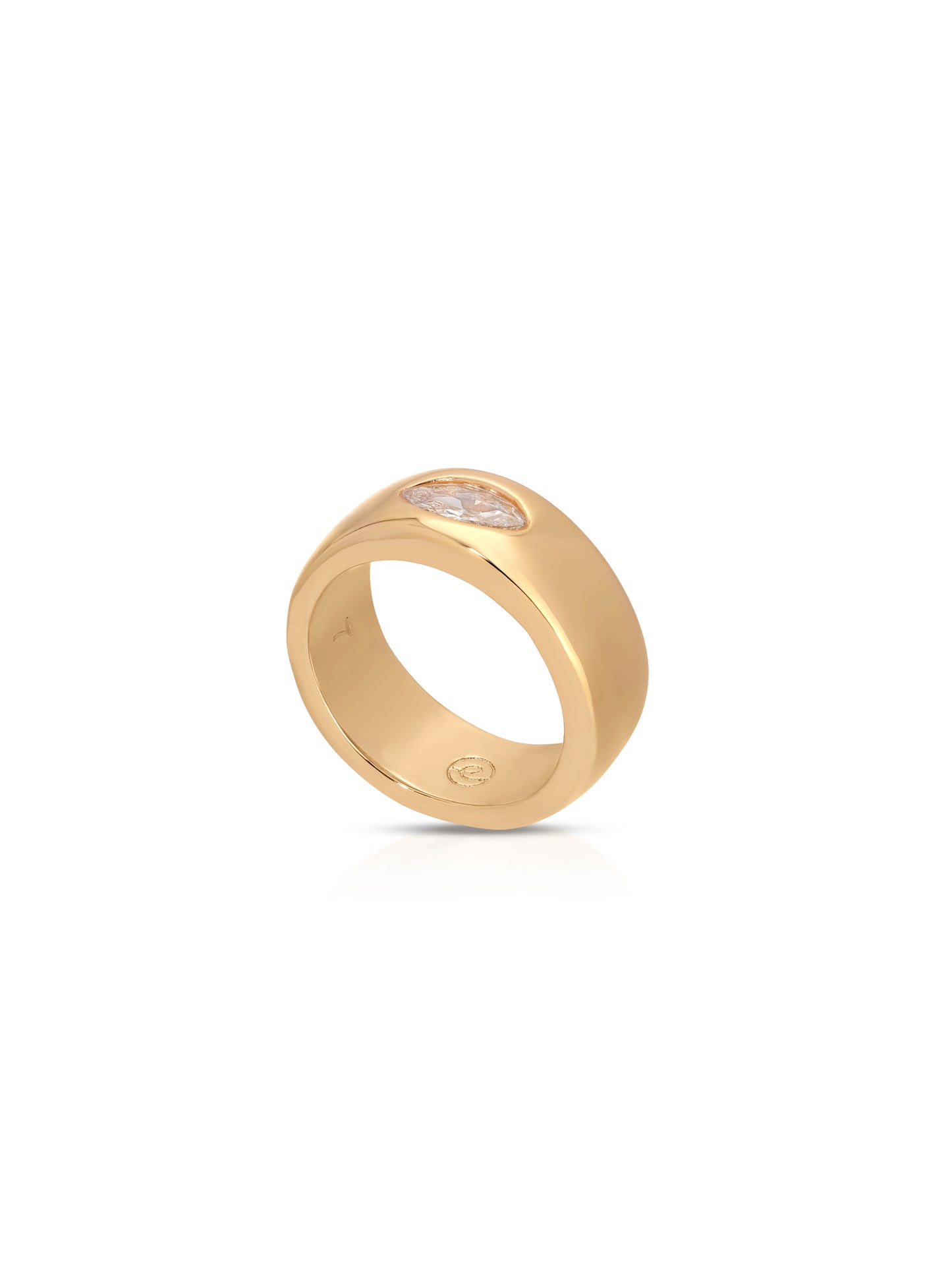 Marquise Cut Treasure Ring side view