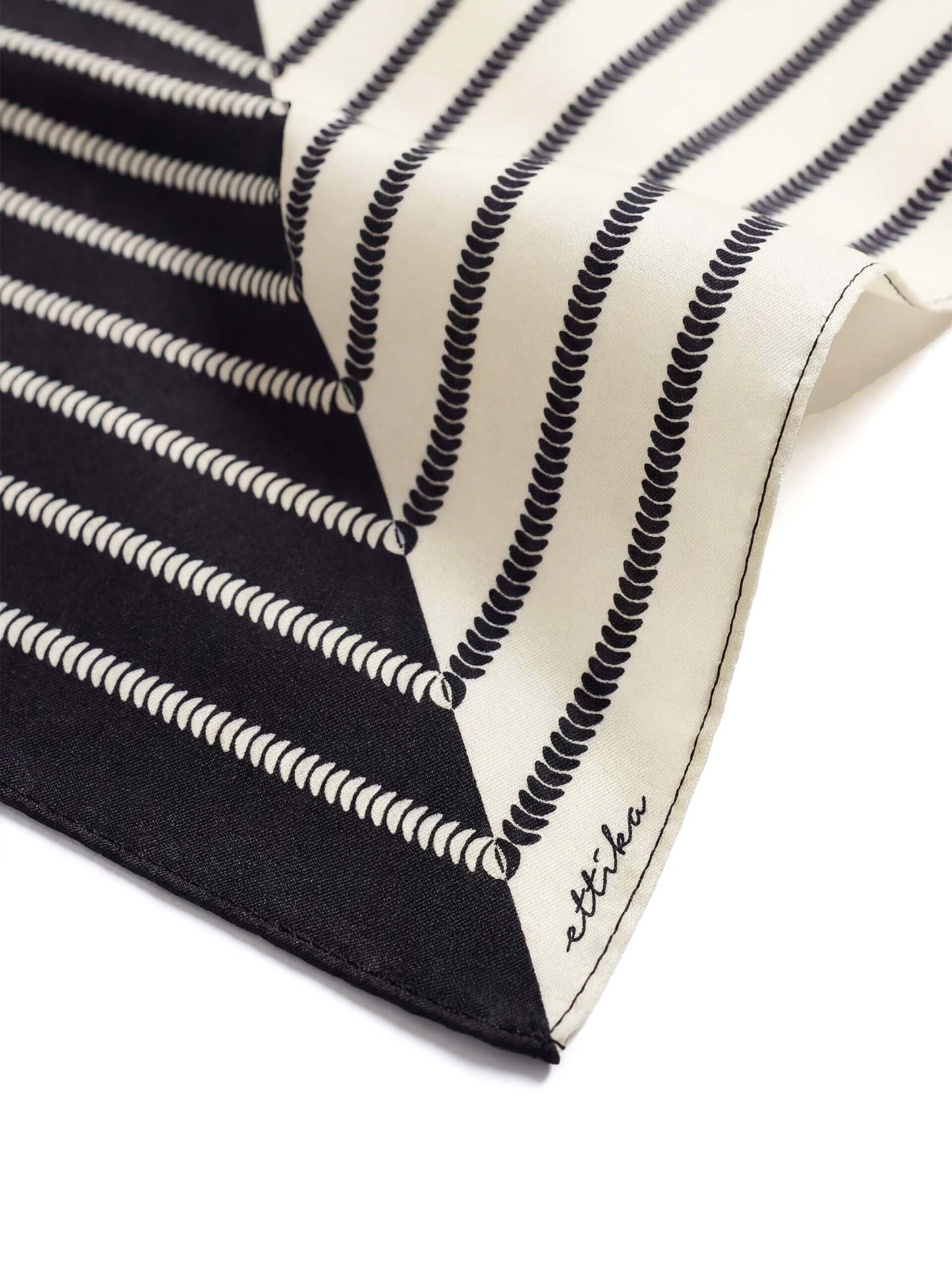Modern Geometric Stripe Scarf