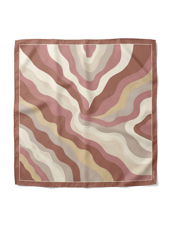 Brown Modern Organica Scarf