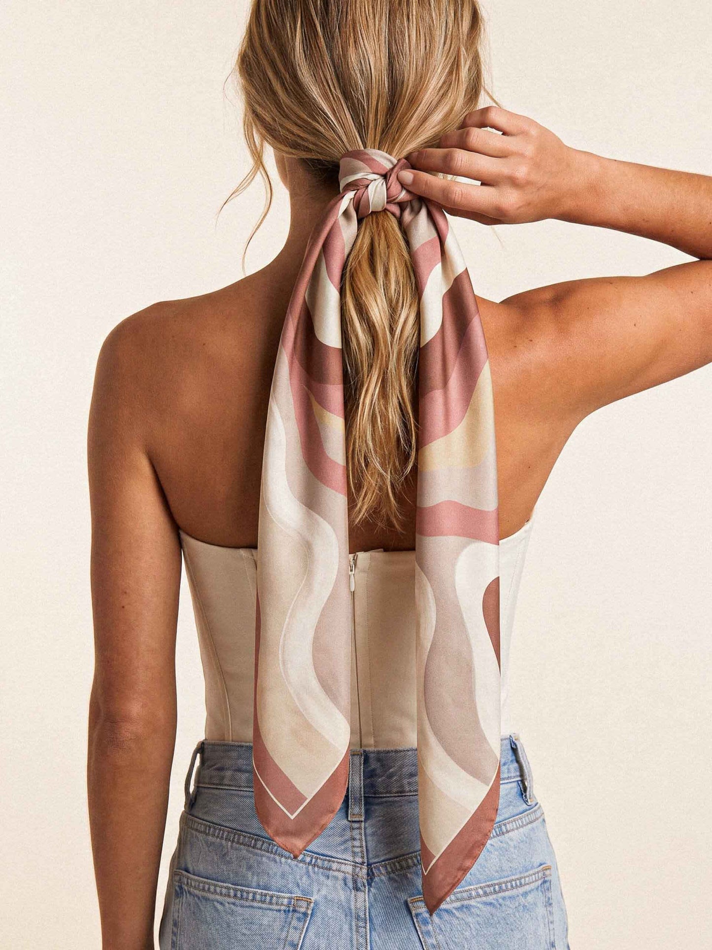Brown Modern Organica Scarf