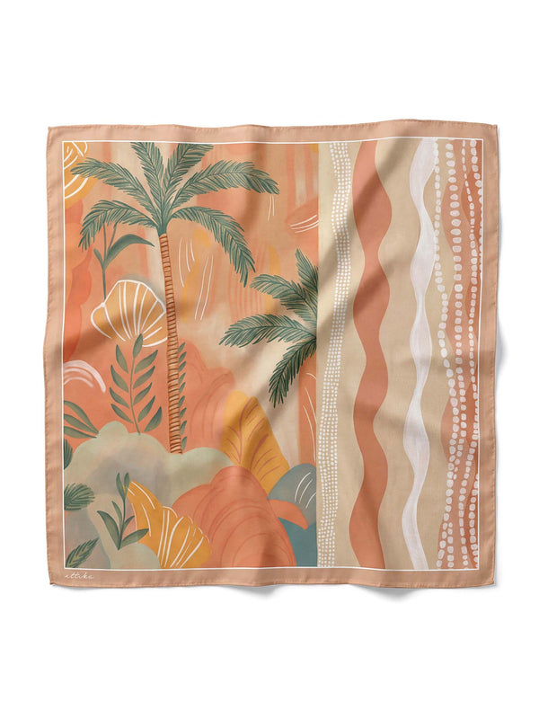 Coastal Palm Scarf