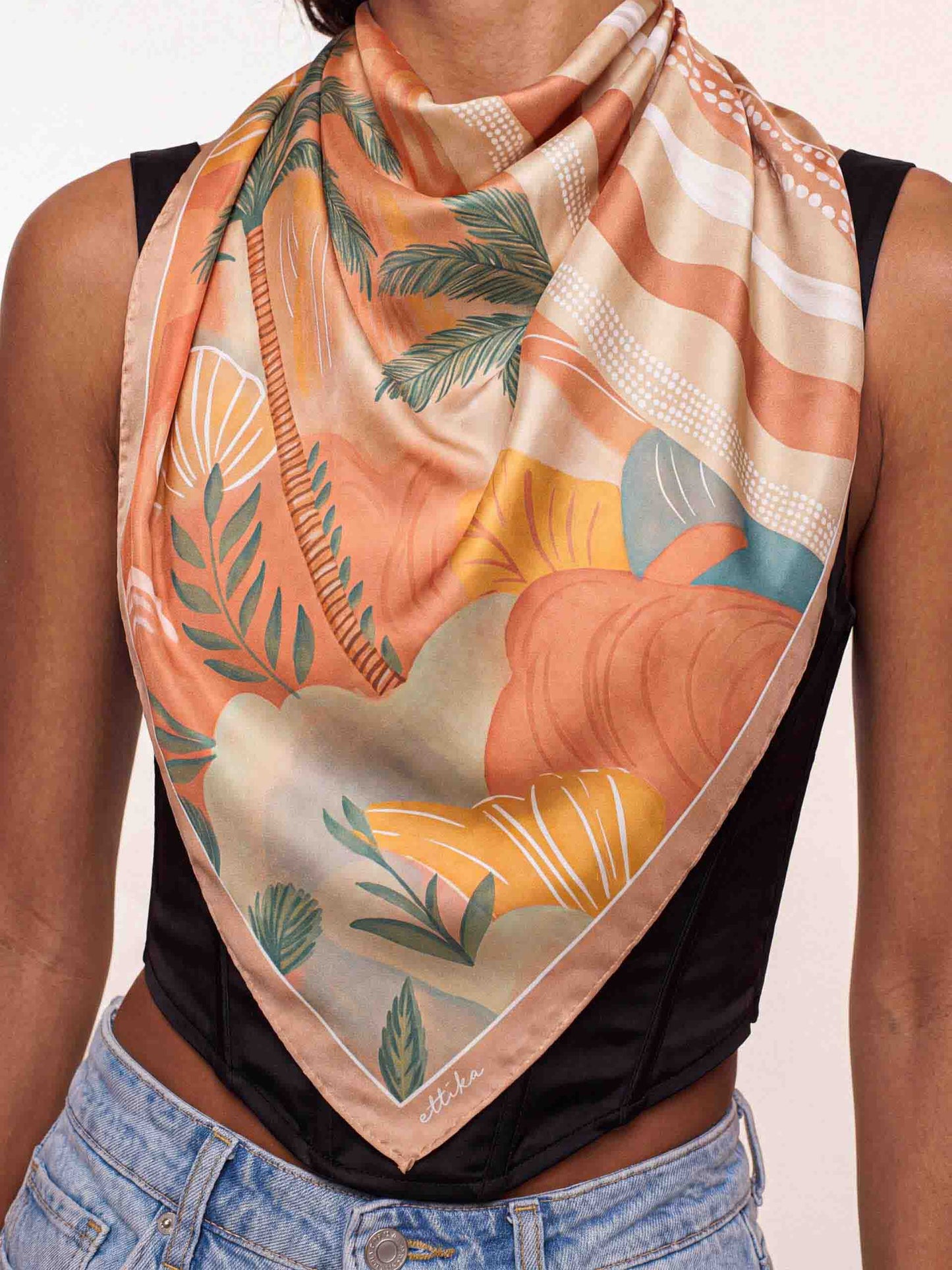 Coastal Palm Scarf