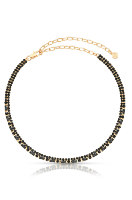 Dainty Crystal Strands Choker