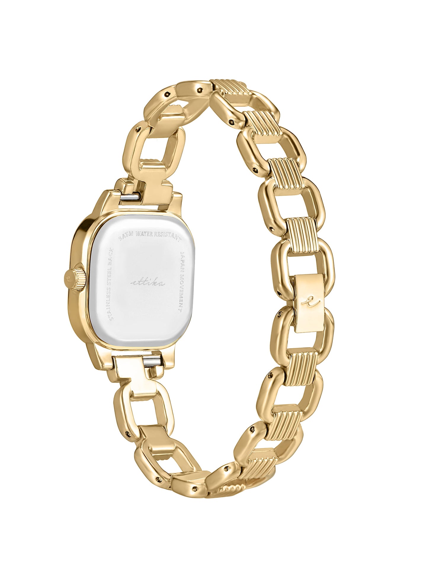 Classic Square Gold Bracelet Watch with 24K Gold Plating 5