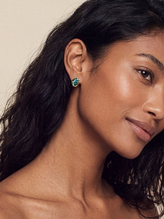 Model in Stud Earrings – Women's Cute & Trendy Studs