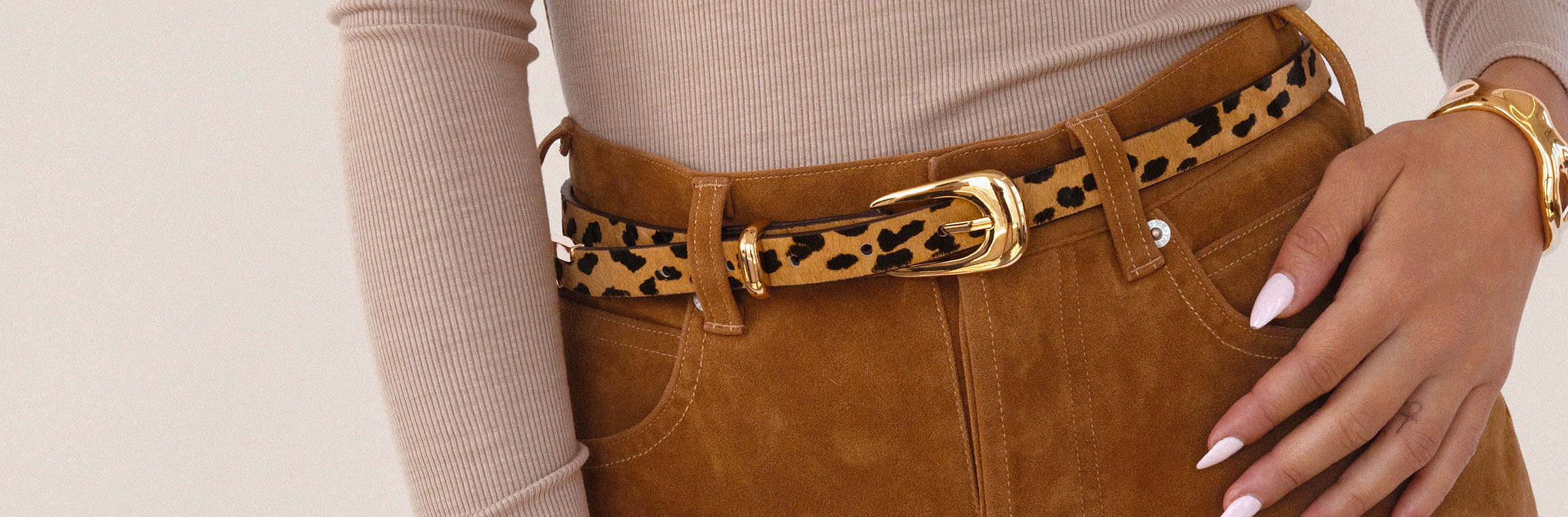 Animal Print Belts