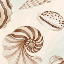 Coastal Sea Shell Scarf