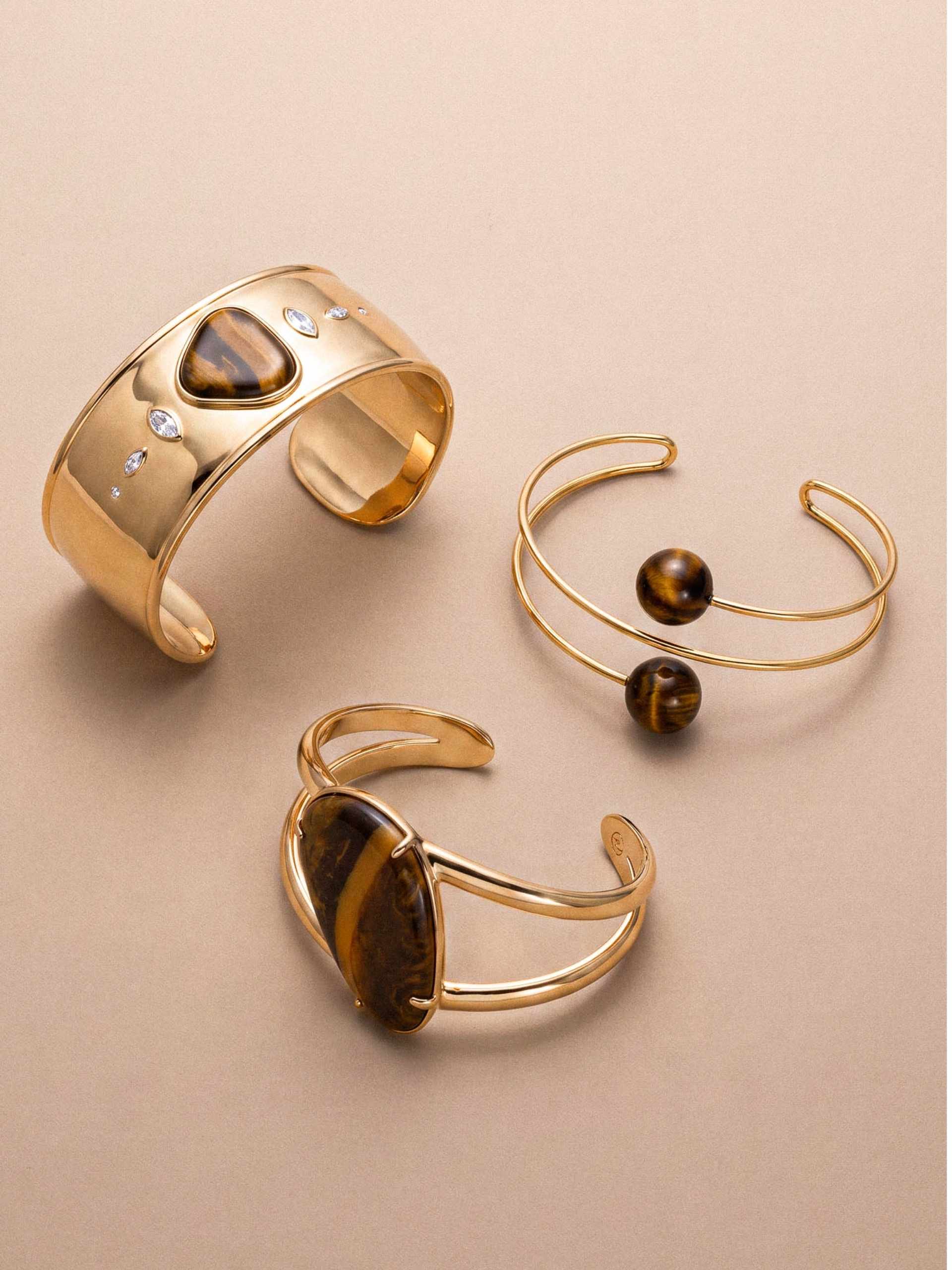 Tiger's Eye Solstice Thick Cuff