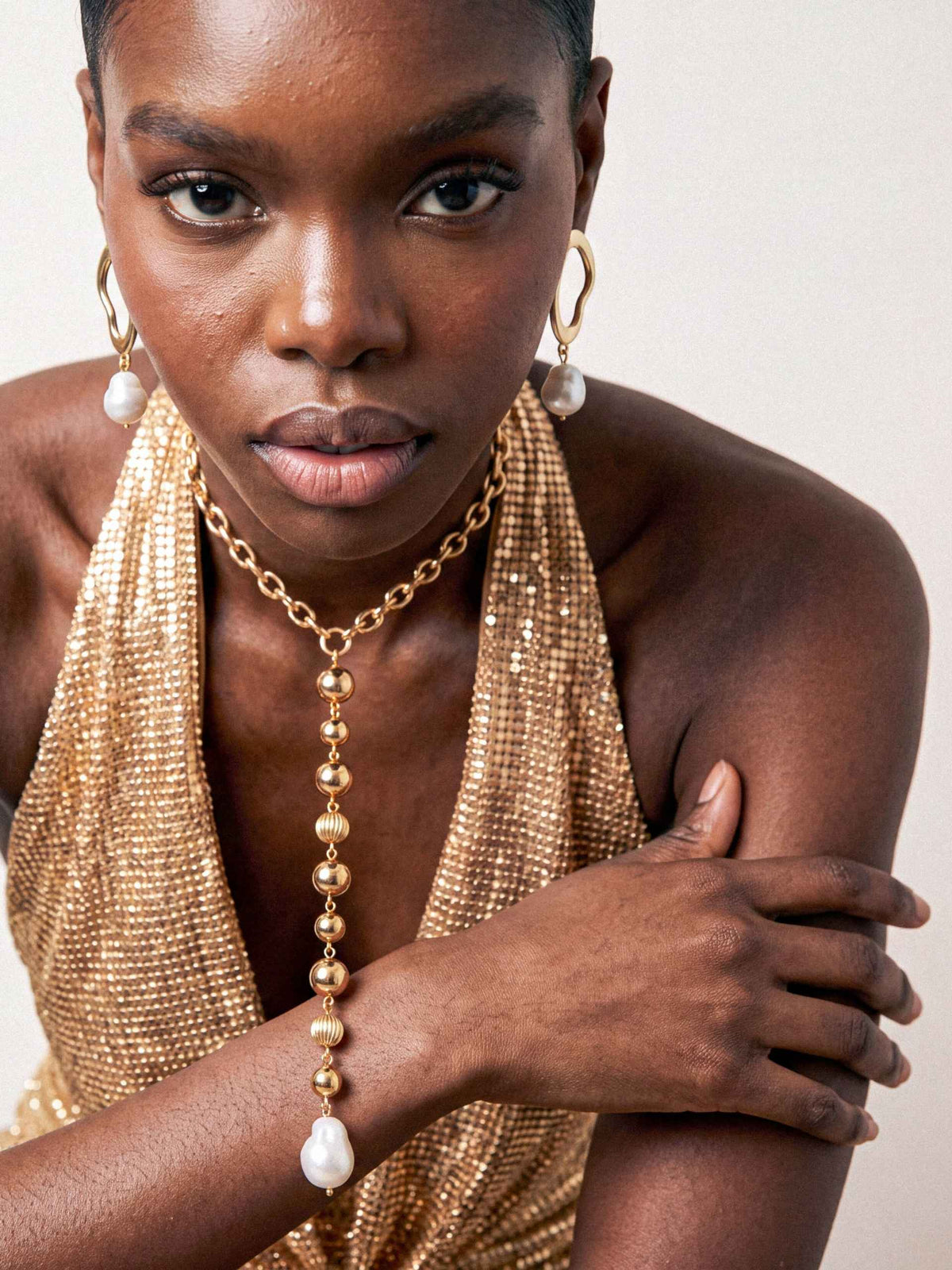 Deep Drop Pearl Set