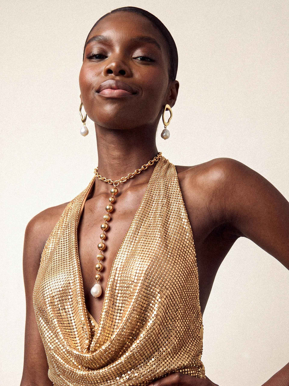 Deep Drop Pearl Set