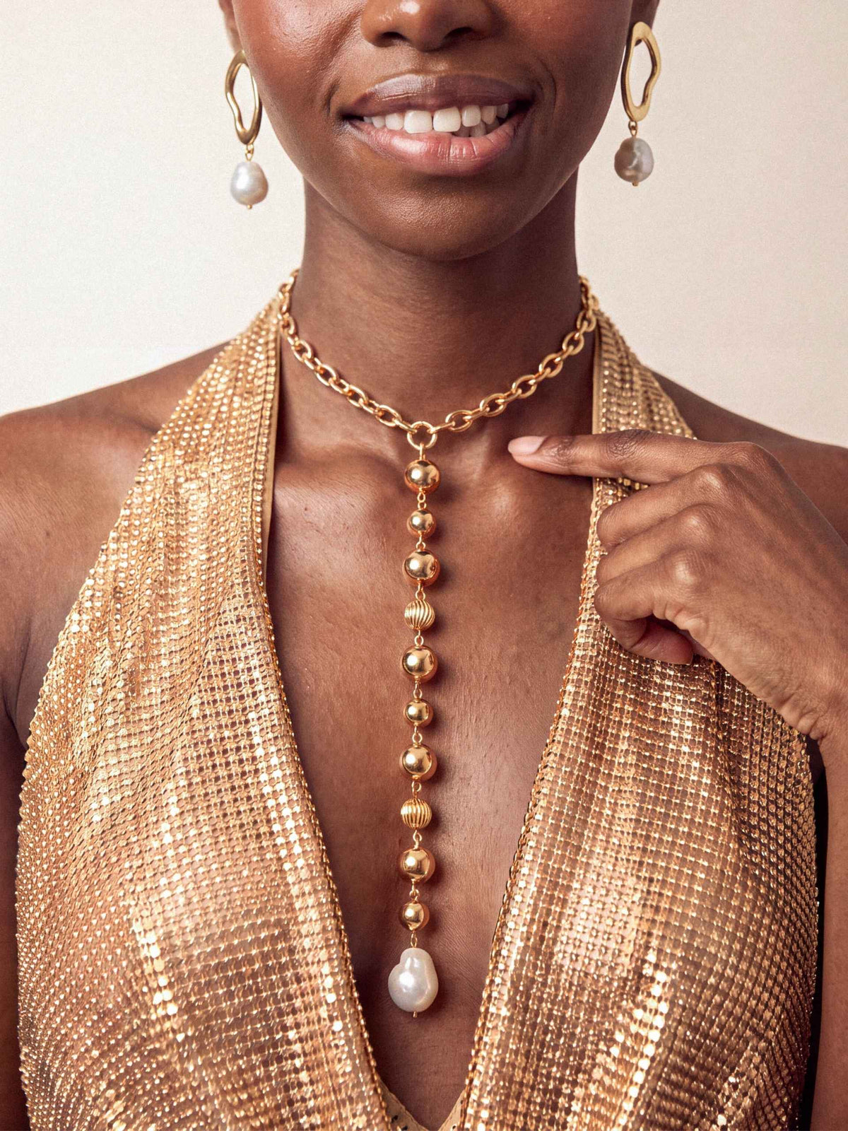Deep Drop Pearl Set