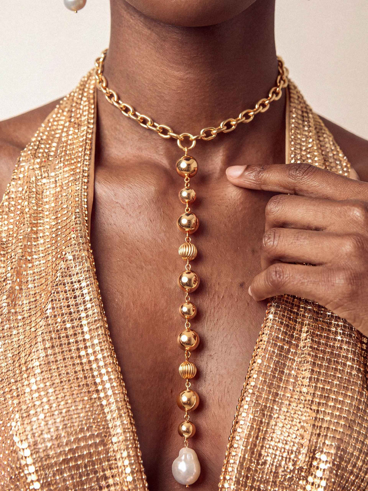 Deep Drop Pearl Set