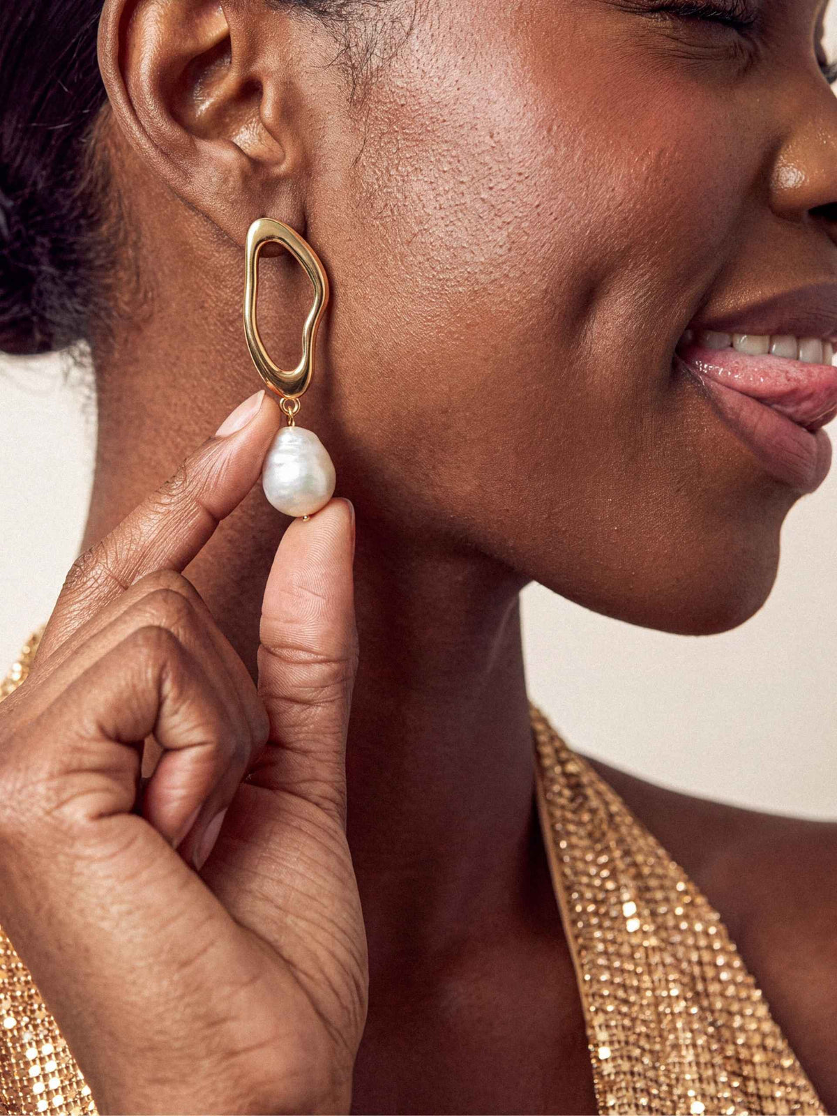 Deep Drop Pearl Set
